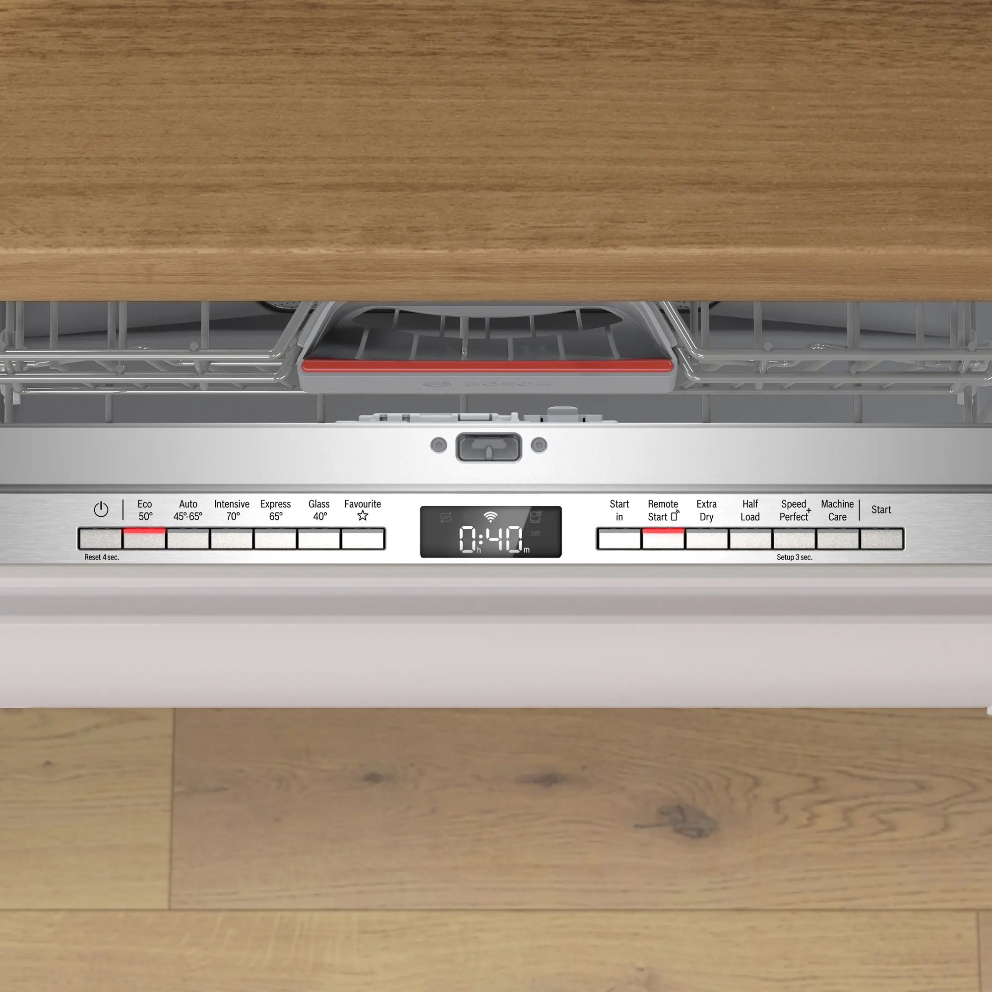 Bosch  60cm Series 4 Fully Integrated Dishwasher SMV4HVX00G