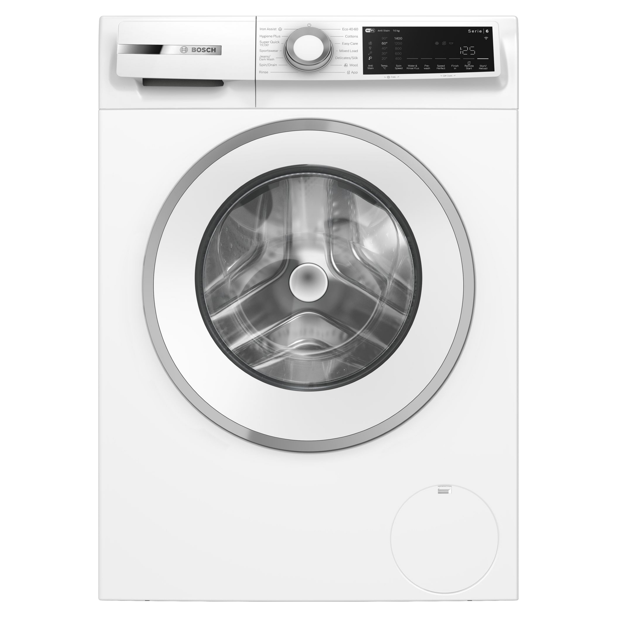 Bosch WGJ25400GB Series 6 10kg 1400 Spin Washing Machine in White A Ra