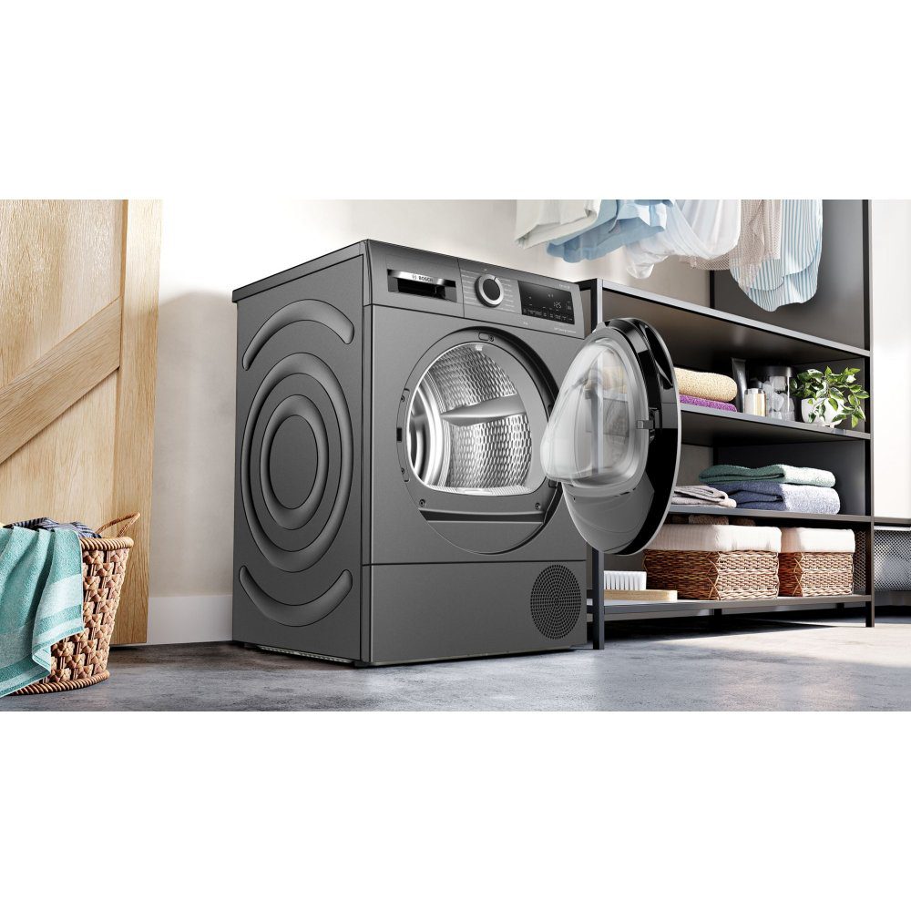 Bosch 9kg Series 6 Heat Pump Condenser Dryer WQG245R2GB - Graphite Bosch 9kg Series 6 Heat Pump Condenser Dryer WQG245R2GB - Graphite