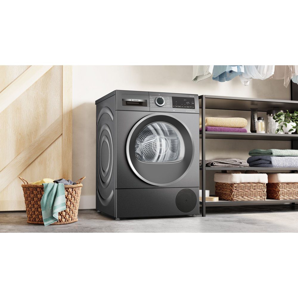 Bosch 9kg Series 6 Heat Pump Condenser Dryer WQG245R2GB - Graphite Bosch 9kg Series 6 Heat Pump Condenser Dryer WQG245R2GB - Graphite