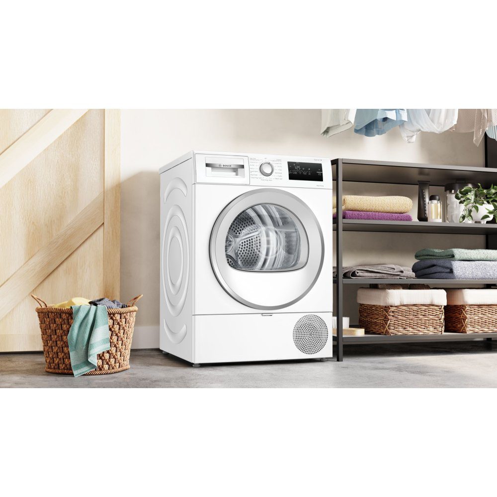 Bosch 8kg Series 4 Heat Pump Condenser Dryer WTH85226GB - White Bosch 8kg Series 4 Heat Pump Condenser Dryer WTH85226GB - White