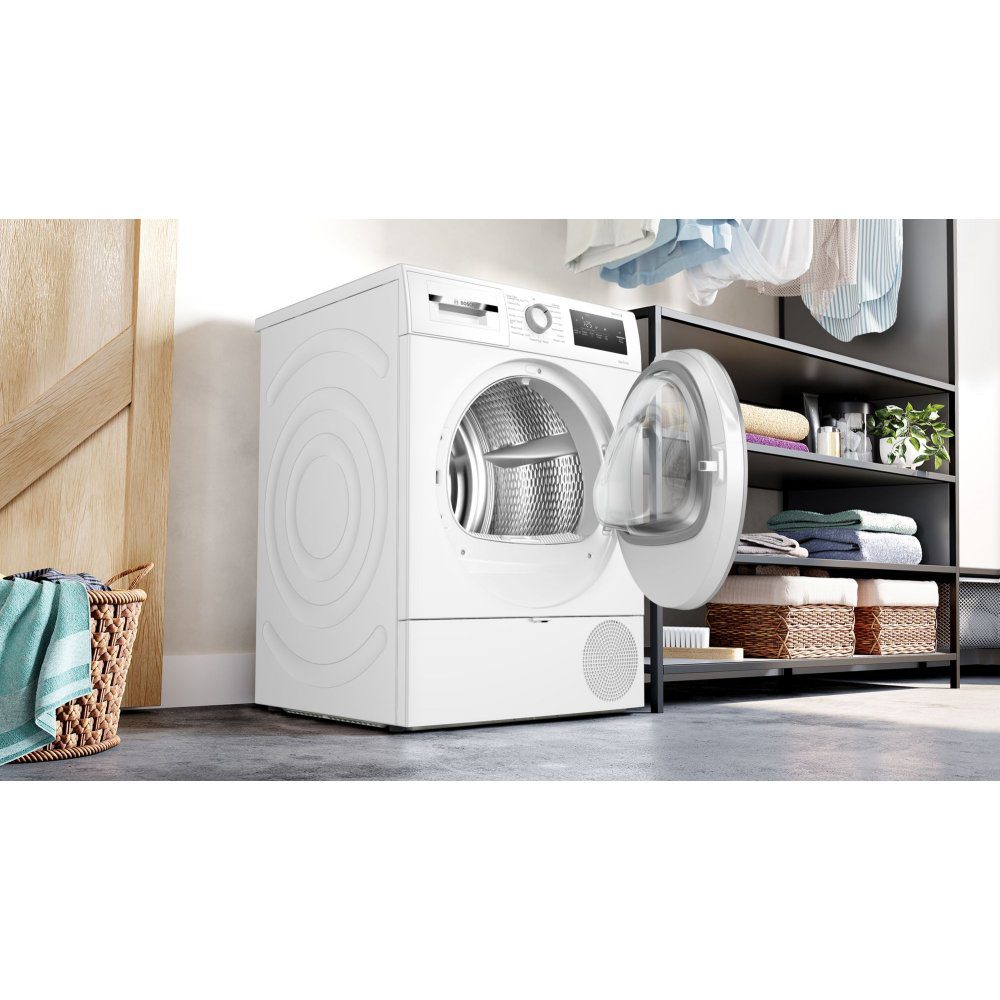 Bosch 8kg Series 4 Heat Pump Condenser Dryer WTH85226GB - White Bosch 8kg Series 4 Heat Pump Condenser Dryer WTH85226GB - White