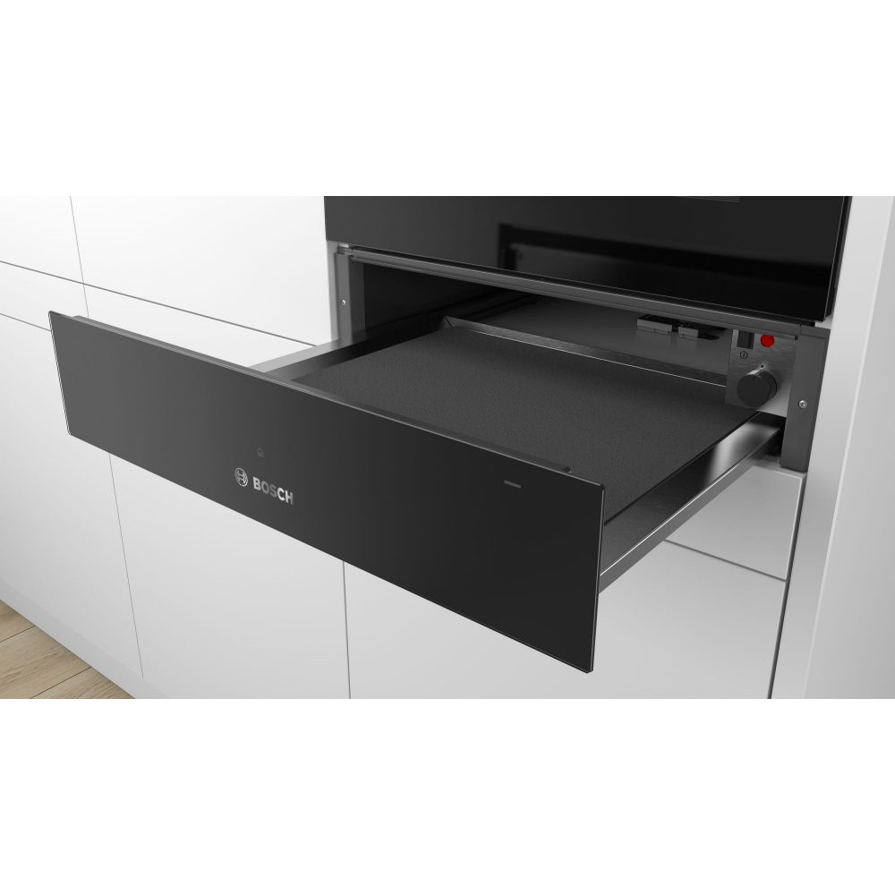 Bosch 14cm Series 6 Push Pull Warming Drawer BIC510NB0 - Black Bosch 14cm Series 6 Push Pull Warming Drawer BIC510NB0 - Black