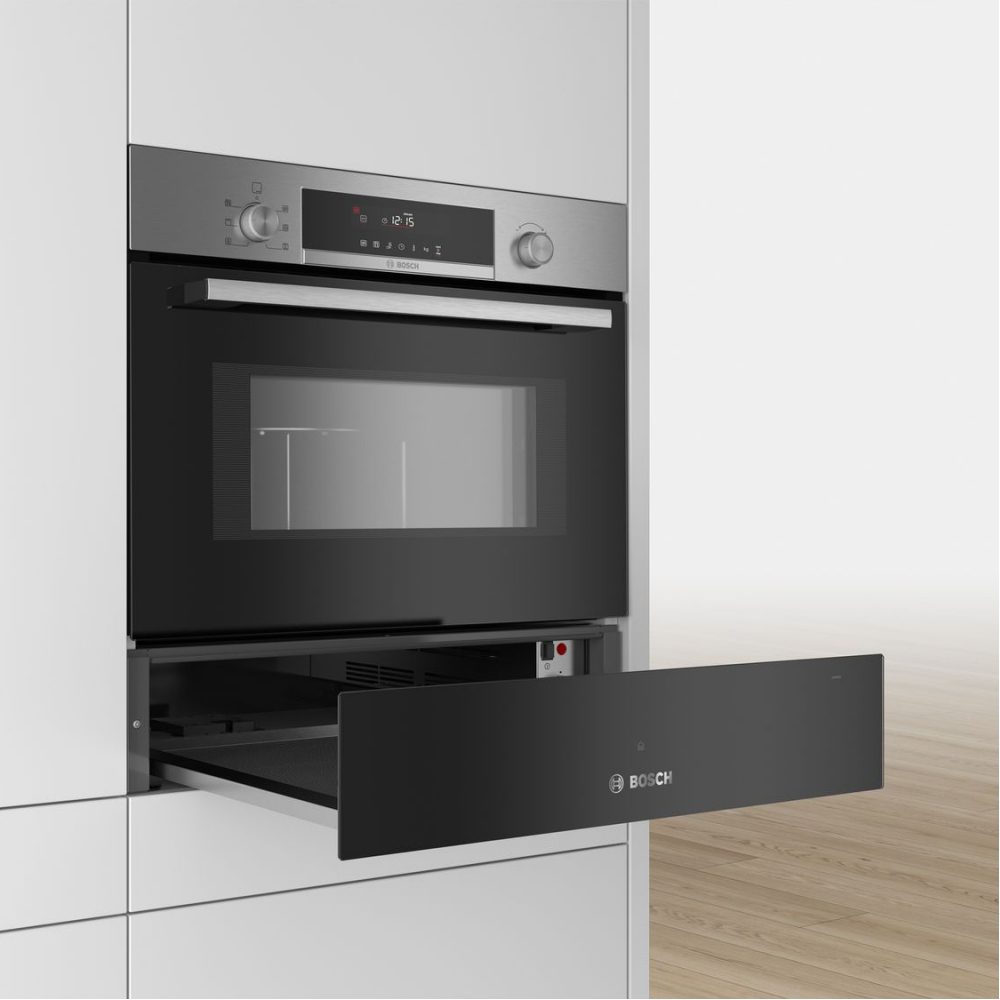 Bosch 14cm Series 6 Push Pull Warming Drawer BIC510NB0 - Black Bosch 14cm Series 6 Push Pull Warming Drawer BIC510NB0 - Black