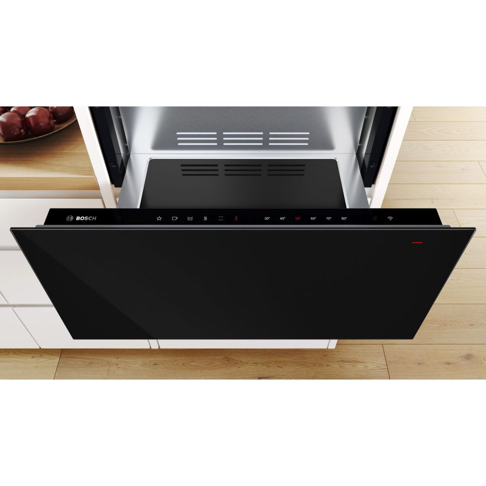 Bosch 29cm Series 8 Push Pull Warming Drawer BID7101B1B - Black Bosch 29cm Series 8 Push Pull Warming Drawer BID7101B1B - Black