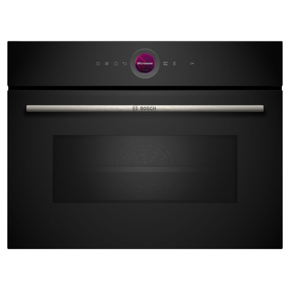Bosch  Series 8 Built In Microwave & Grill For Tall Housing CEG732XB1B - BLACK