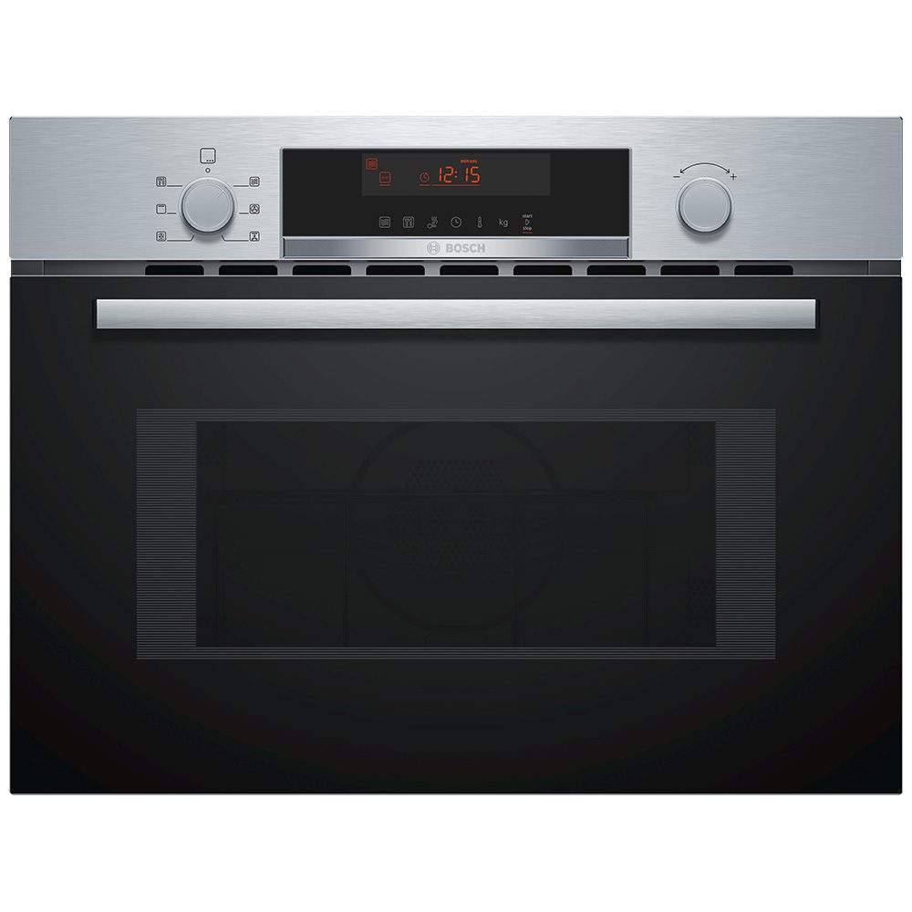 Bosch  Series 4 Built In Combination Microwave For Tall Housing CMA583MS0B - Stainless Steel