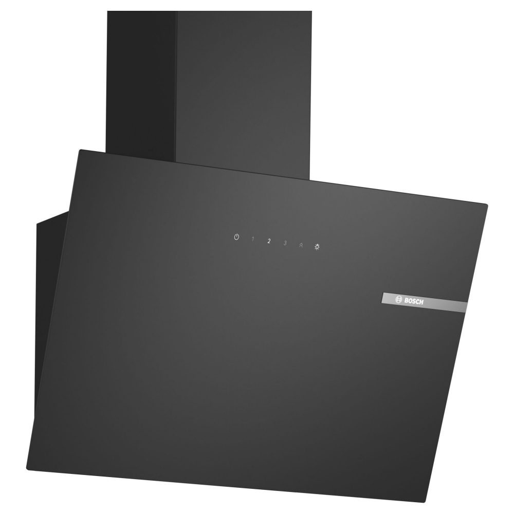 Bosch  60cm Series 2 Angled Chimney Hood DWK65DK60B - Black