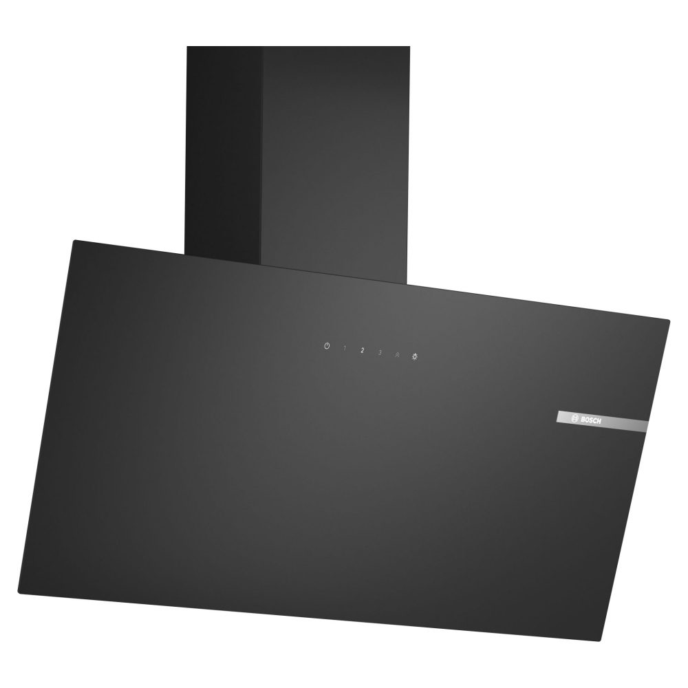 Bosch  80cm Series 2 Angled Chimney Hood DWK85DK60B - Black