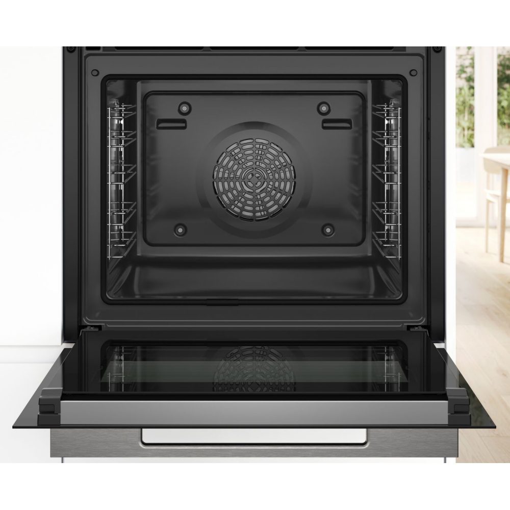 Bosch Series 8 Pyrolytic Multifunction Single Oven HBG7764B1B - BLACK Bosch Series 8 Pyrolytic Multifunction Single Oven HBG7764B1B - BLACK