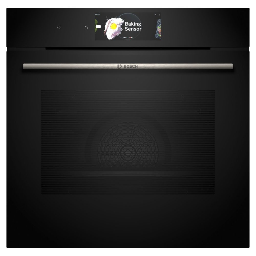 Bosch  Series 8 Pyrolytic Multifunction Single Oven HBG7784B1 - Black