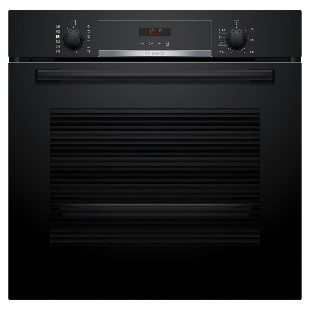 Bosch  Series 4 Pyrolytic Multifunction Single Oven HQA574BB3B - Black