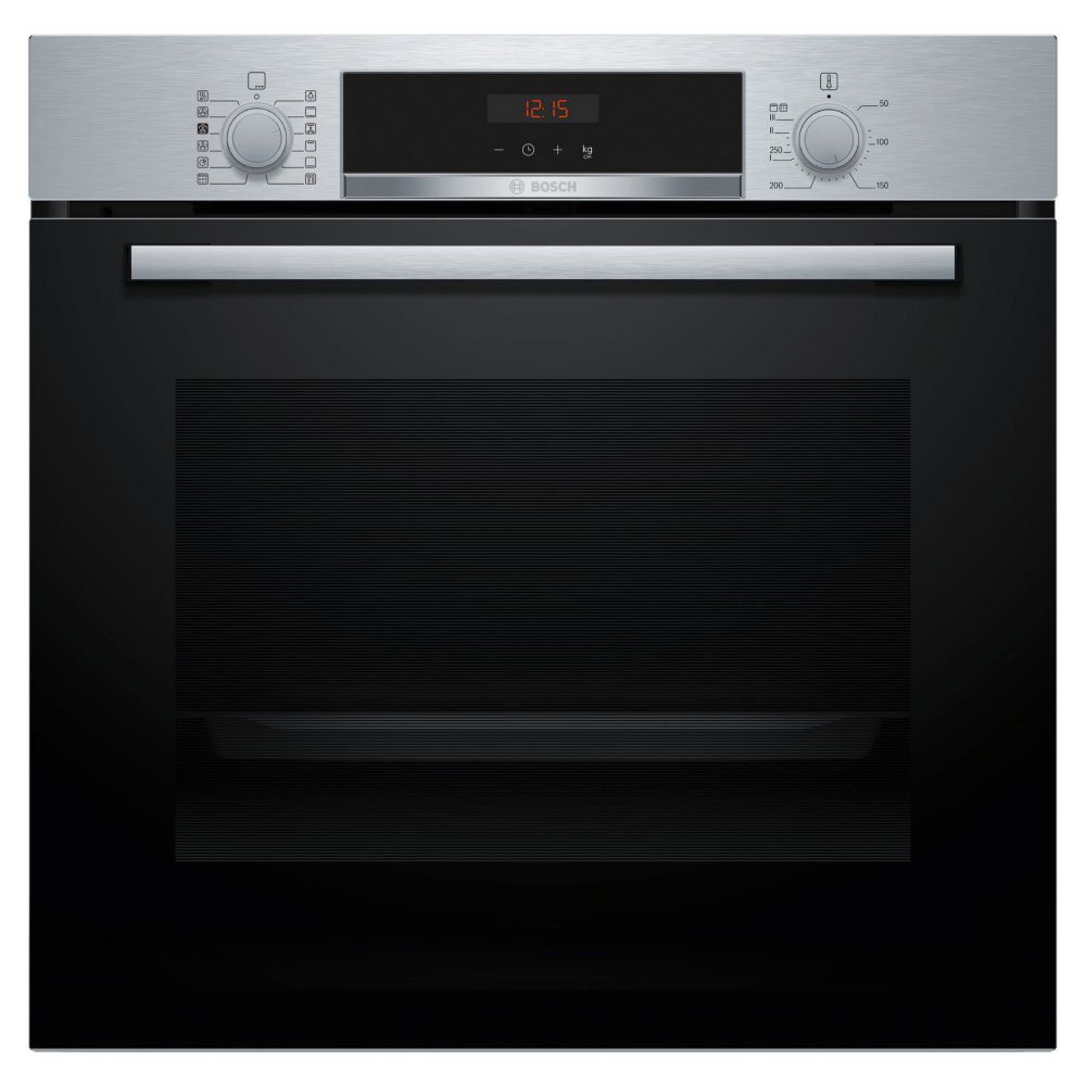 Bosch  Series 4 Pyrolytic Multifunction Single Oven HQA574BS3B - Stainless Steel
