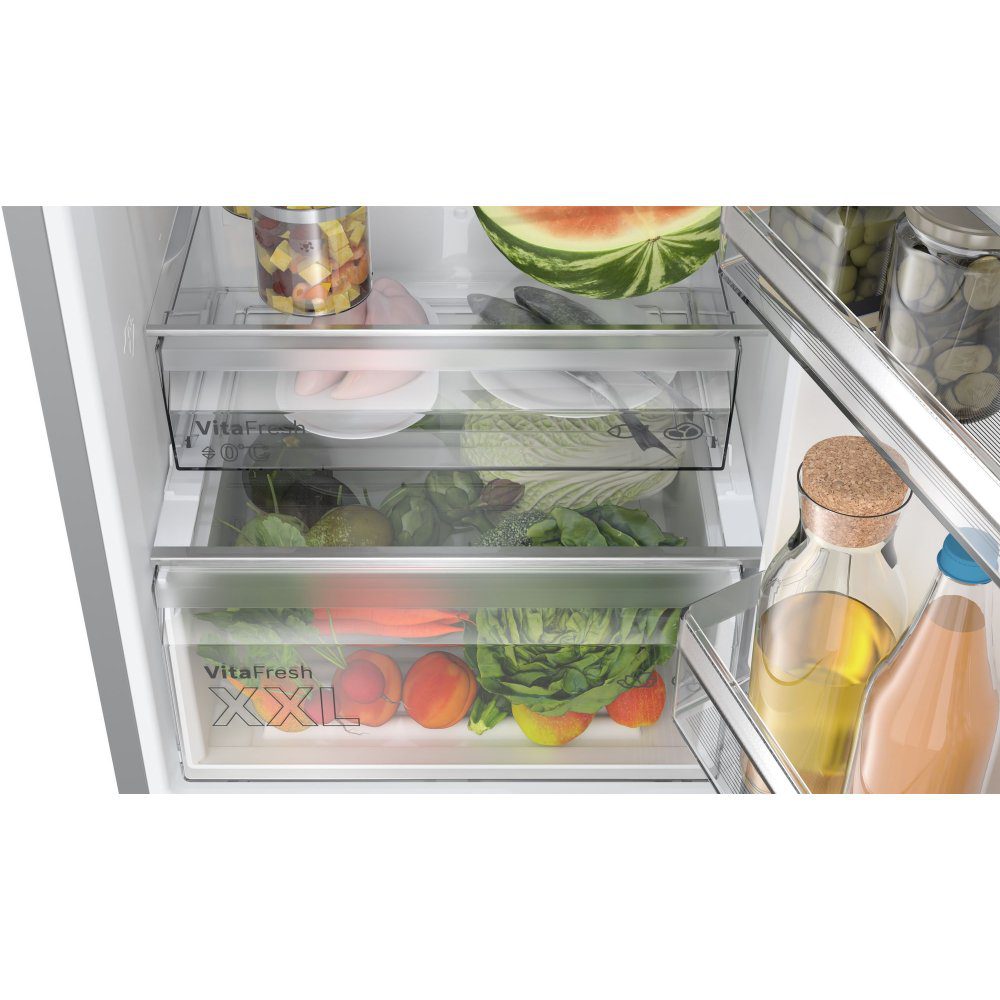 Bosch 60cm Series 4 Frost Free Fridge Freezer KGN392LBFG - Silver Bosch 60cm Series 4 Frost Free Fridge Freezer KGN392LBFG - Silver