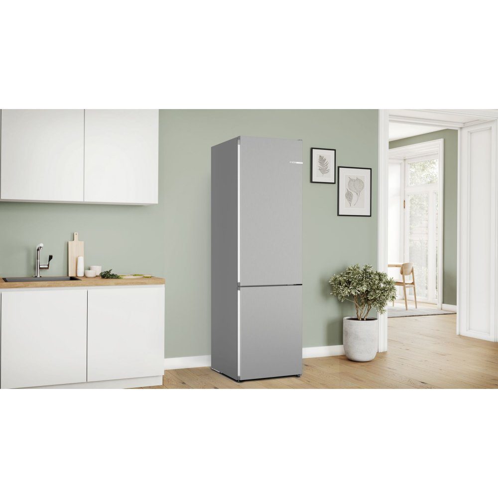 Bosch 60cm Series 4 Frost Free Fridge Freezer KGN392LBFG - Silver Bosch 60cm Series 4 Frost Free Fridge Freezer KGN392LBFG - Silver