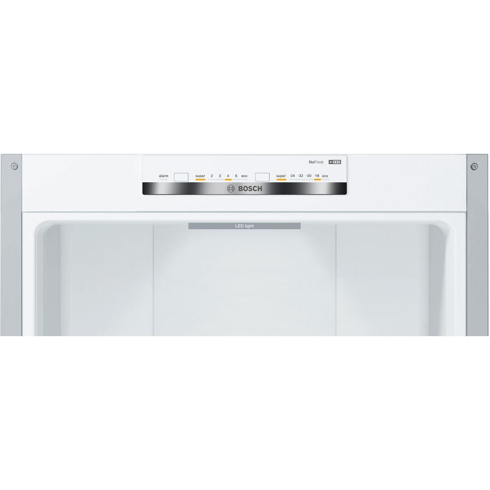Bosch 60cm Series 4 Frost Free Fridge Freezer KGN392LEBG - Silver Bosch 60cm Series 4 Frost Free Fridge Freezer KGN392LEBG - Silver