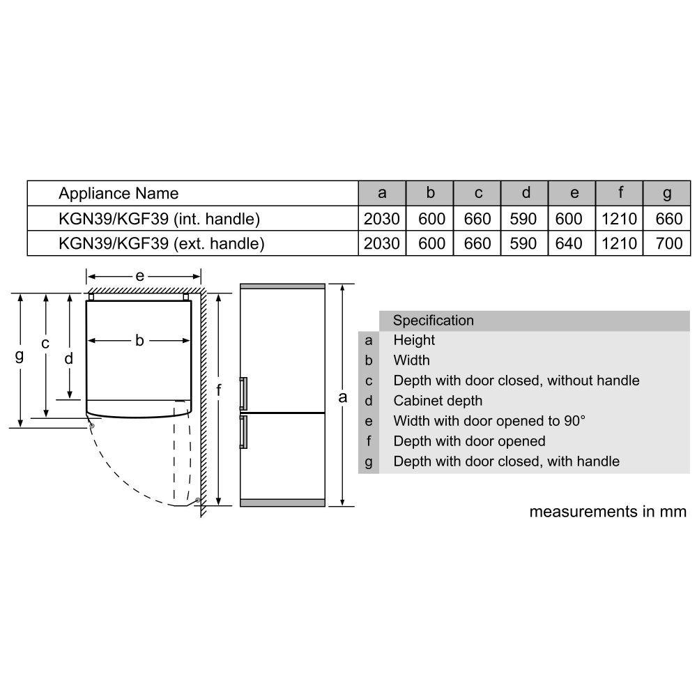 Bosch 60cm Series 4 Frost Free Fridge Freezer KGN392LEBG - Silver Bosch 60cm Series 4 Frost Free Fridge Freezer KGN392LEBG - Silver