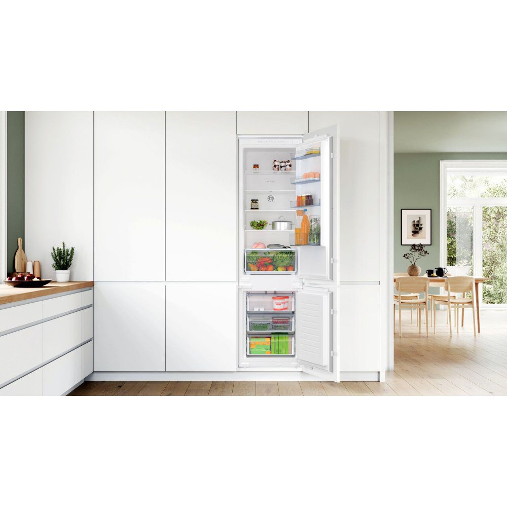 Bosch 194cm Series 2 Integrated 60/40 Frost Free Fridge Freezer KIN96NSE0G Bosch 194cm Series 2 Integrated 60/40 Frost Free Fridge Freezer KIN96NSE0G