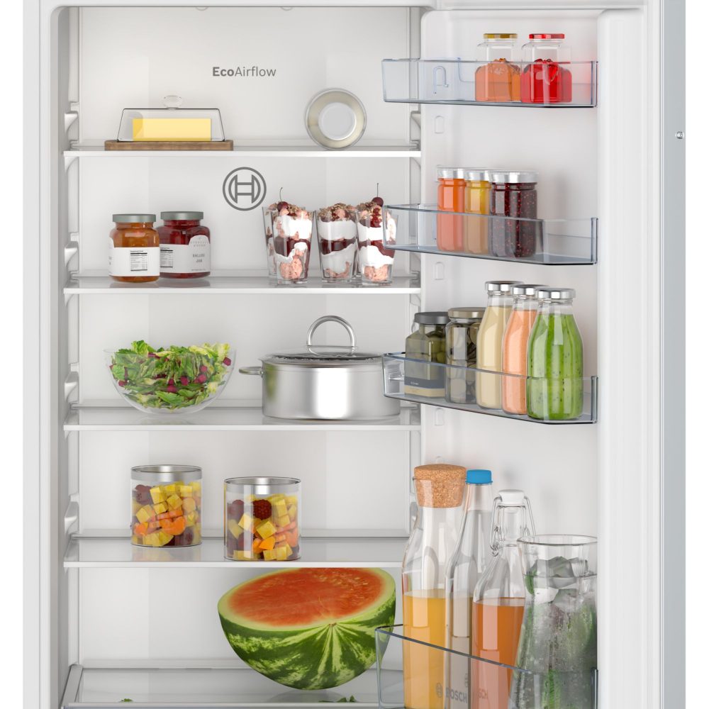 Bosch 122cm Series 2 Integrated In Column Larder Fridge KIR41NSE0G Bosch 122cm Series 2 Integrated In Column Larder Fridge KIR41NSE0G