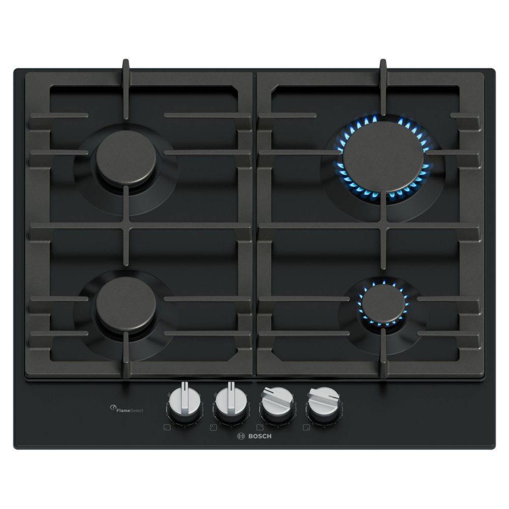 Bosch  60cm Series 6 4 Burner Gas Hob PCP6A6I90 - Black