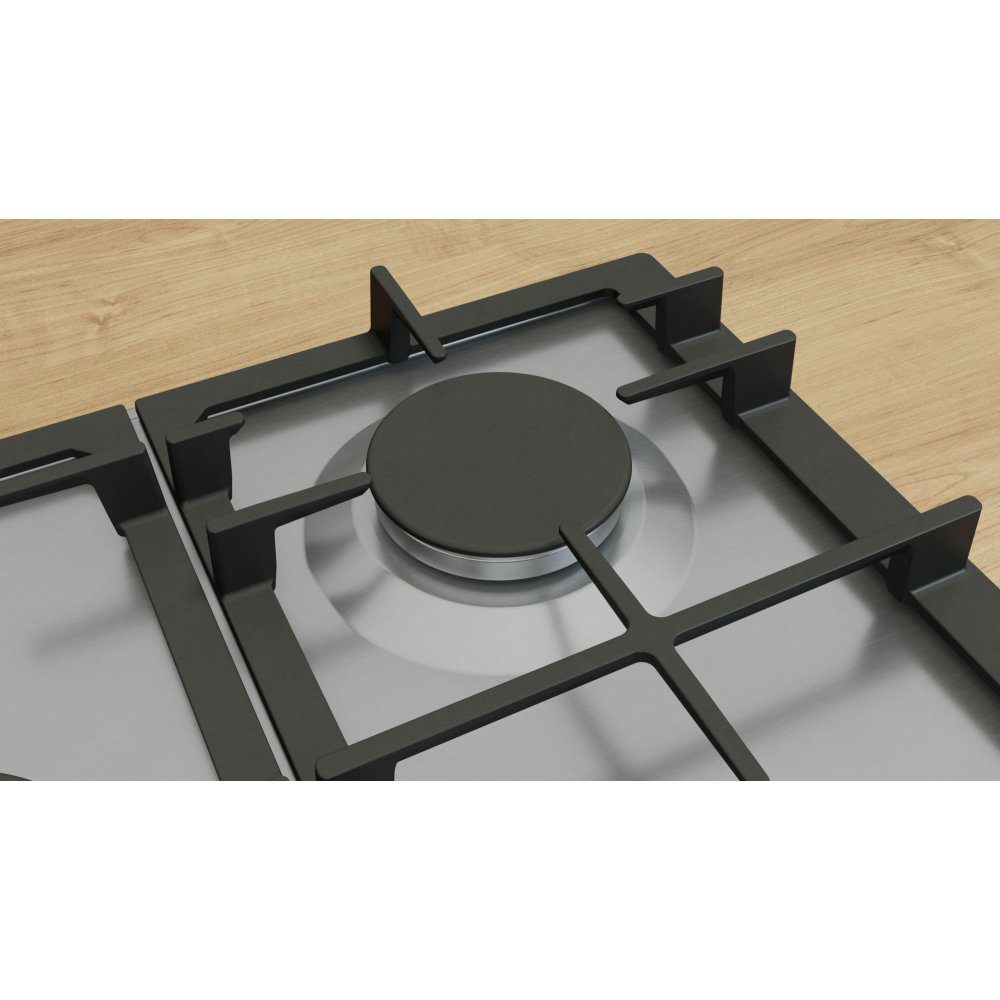 Bosch 75cm Series 6 5 Burner Gas Hob PCQ7A5I90 - Stainless Steel Bosch 75cm Series 6 5 Burner Gas Hob PCQ7A5I90 - Stainless Steel
