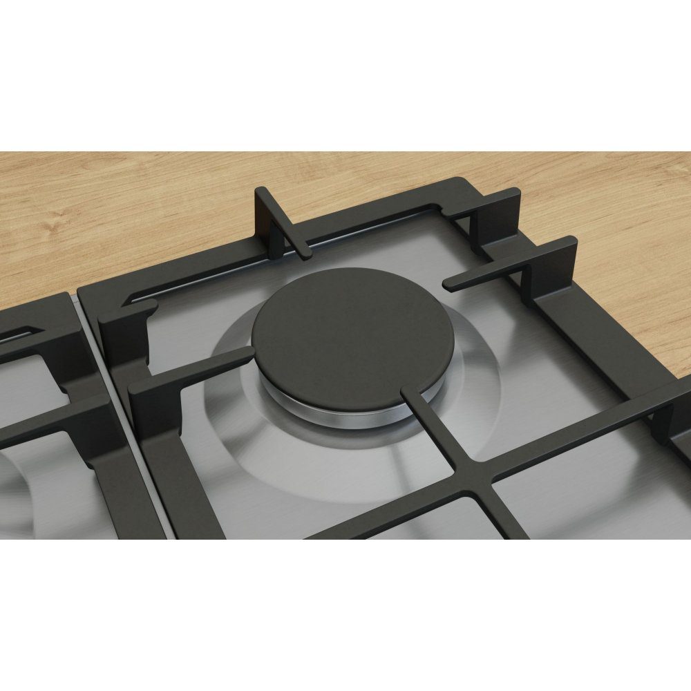 Bosch 75cm Series 6 5 Burner Gas Hob PCS7A5I90 - STAINLESS STEEL Bosch 75cm Series 6 5 Burner Gas Hob PCS7A5I90 - STAINLESS STEEL