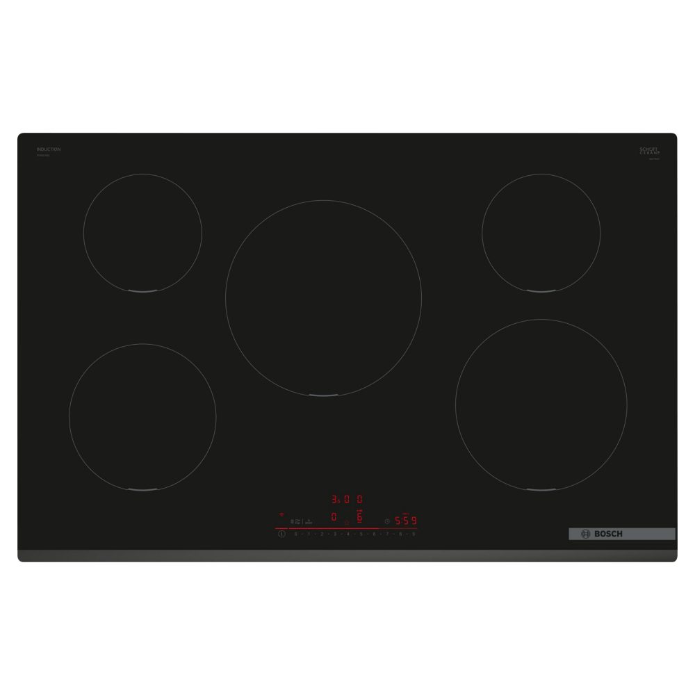 Bosch  80cm Series 6 Bevelled Induction Hob PIV831HB1E - Black