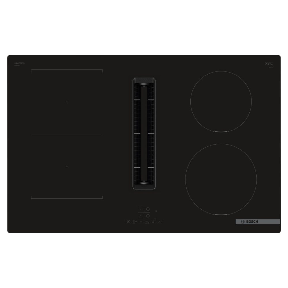 Bosch  80cm Series 4 Air Venting Induction Hob PVS811B16E - Black