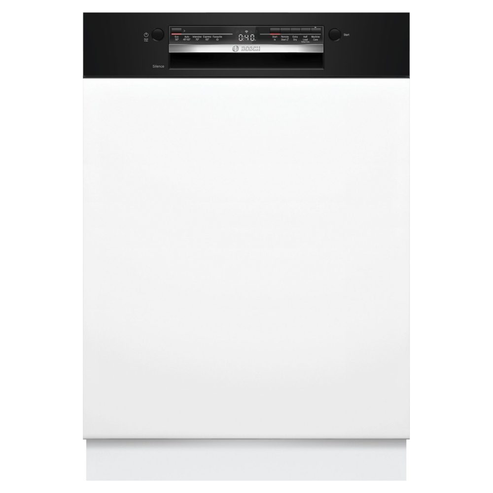 Bosch  60cm Series 2 Semi Integrated Dishwasher SMI2HTB02G - Black
