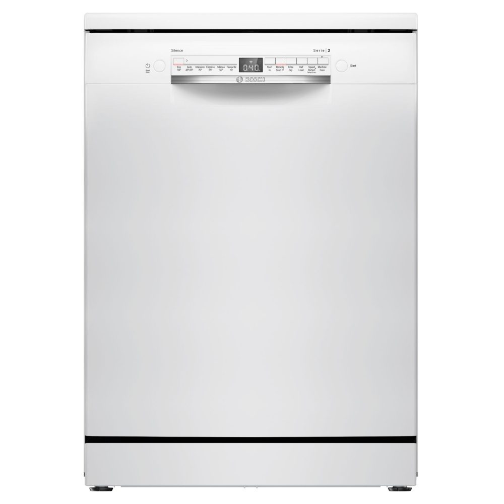 Bosch  60cm Series 2 Freestanding Dishwasher SMS2HVW67G - White