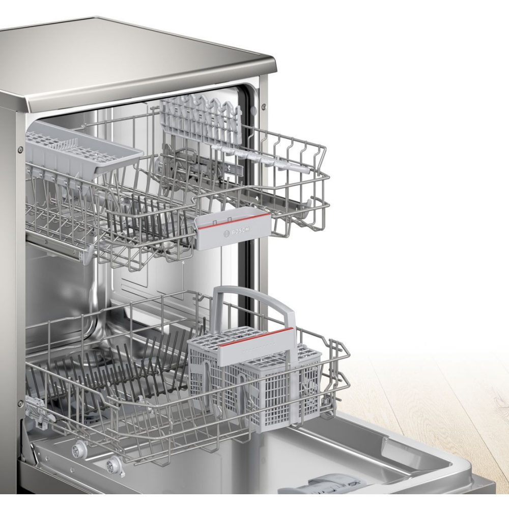 Bosch 60cm Series 4 Freestanding Dishwasher SMS4EKI06G - Silver Bosch 60cm Series 4 Freestanding Dishwasher SMS4EKI06G - Silver
