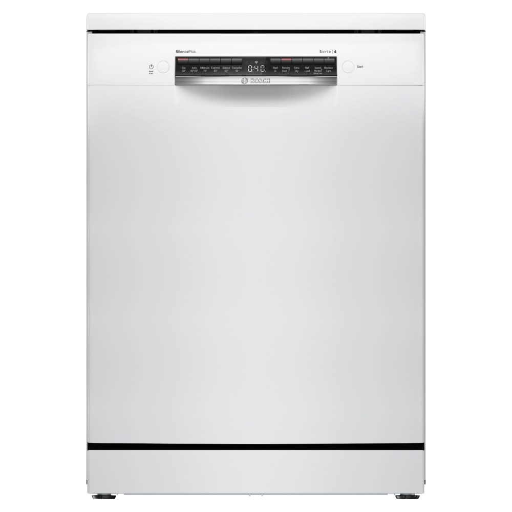 Bosch  60cm Series 4 Freestanding Dishwasher SMS4EKW06G - White