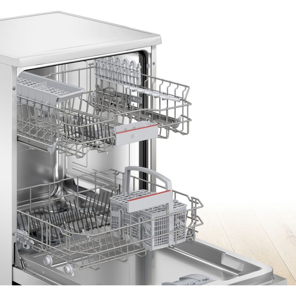 Bosch 60cm Series 4 Freestanding Dishwasher SMS4EKW06G - White Bosch 60cm Series 4 Freestanding Dishwasher SMS4EKW06G - White