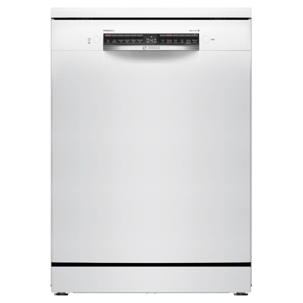 Bosch  60cm Series 6 Freestanding Dishwasher SMS6ZCW10G - White