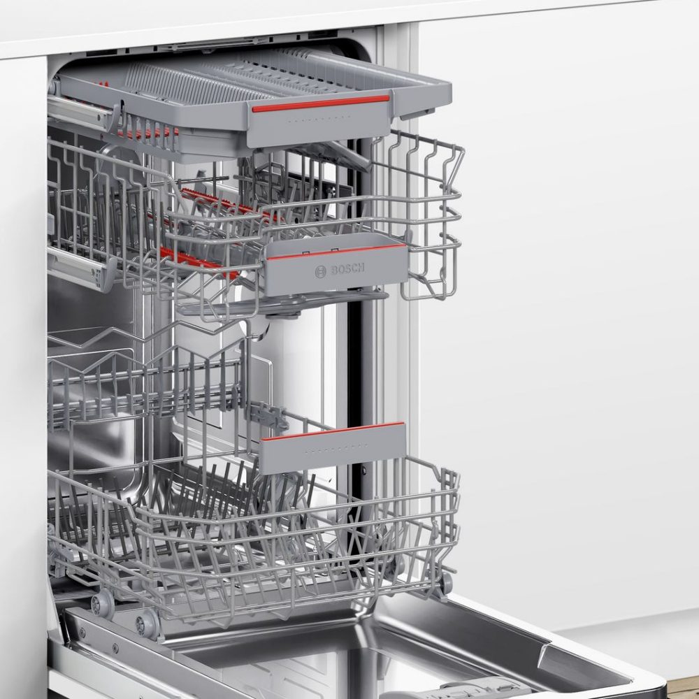 Bosch 45cm Series 4 Fully Integrated Dishwasher SPV4EMX25G Bosch 45cm Series 4 Fully Integrated Dishwasher SPV4EMX25G