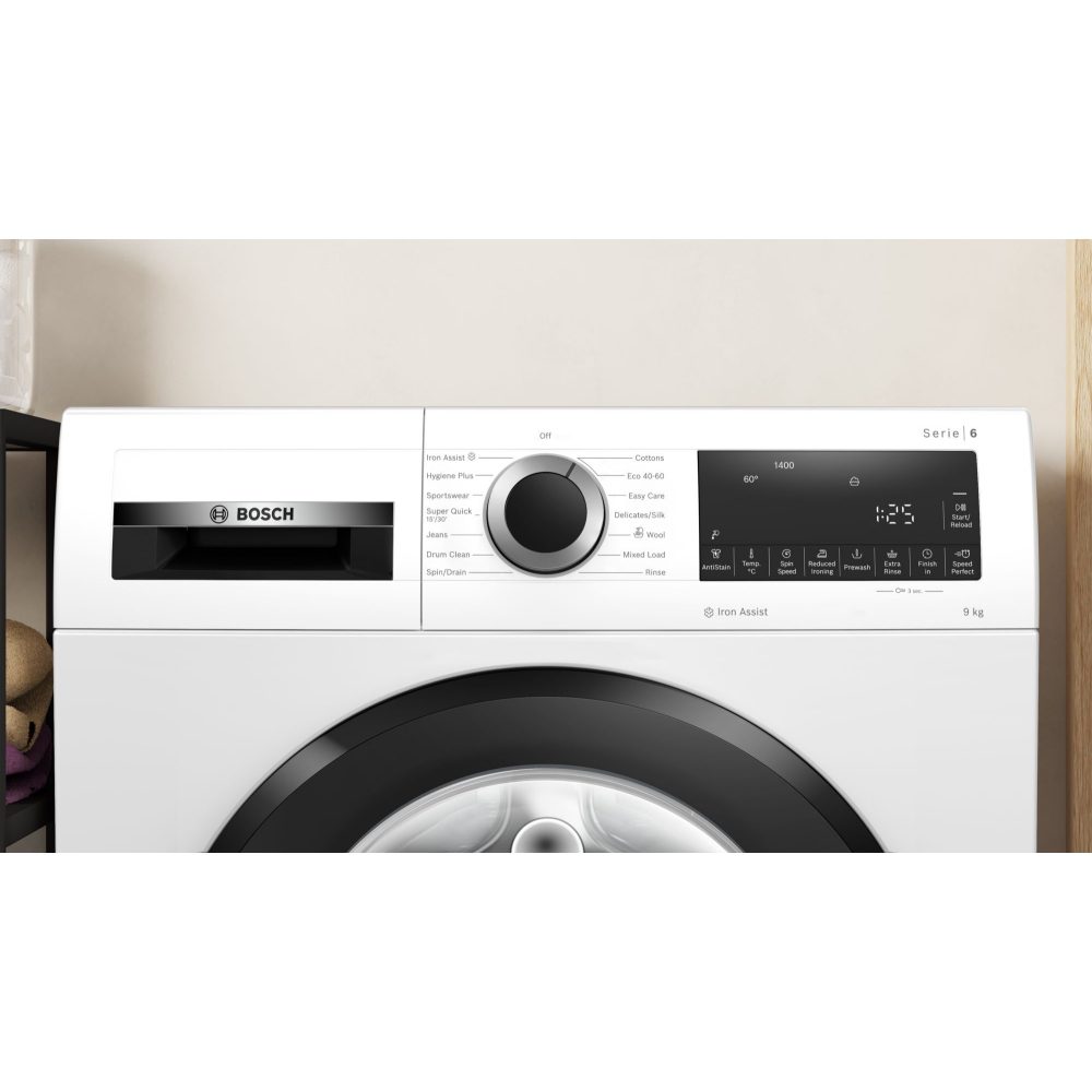 Bosch 9kg Series 4 Washing Machine 1400rpm WAN28259GB - White Bosch 9kg Series 4 Washing Machine 1400rpm WAN28259GB - White