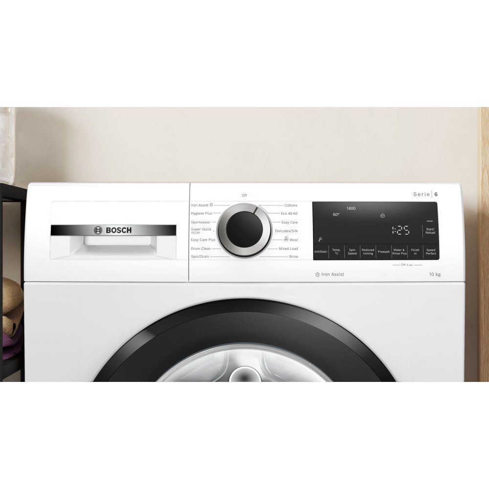 Bosch 10kg Series 6 Washing Machine 1400rpm WGG254Z0GB - White Bosch 10kg Series 6 Washing Machine 1400rpm WGG254Z0GB - White