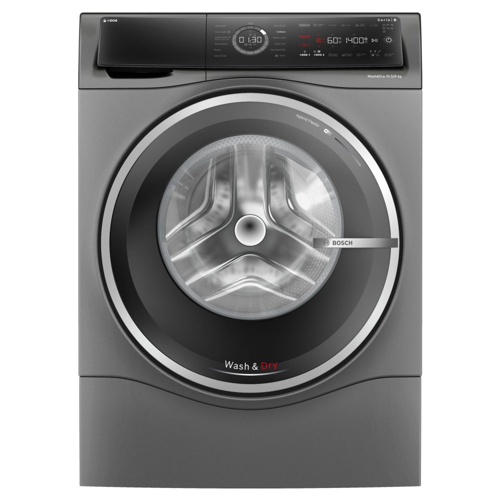 Bosch  10.5kg/6kg Series 8 Washer Dryer WNC254ARGB - Graphite