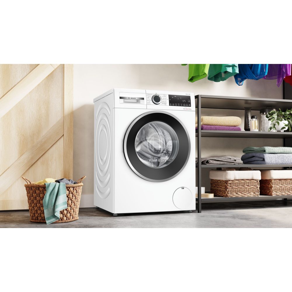 Bosch 10.5kg/6kg Series 6 Washer Dryer WNG25401GB - White Bosch 10.5kg/6kg Series 6 Washer Dryer WNG25401GB - White