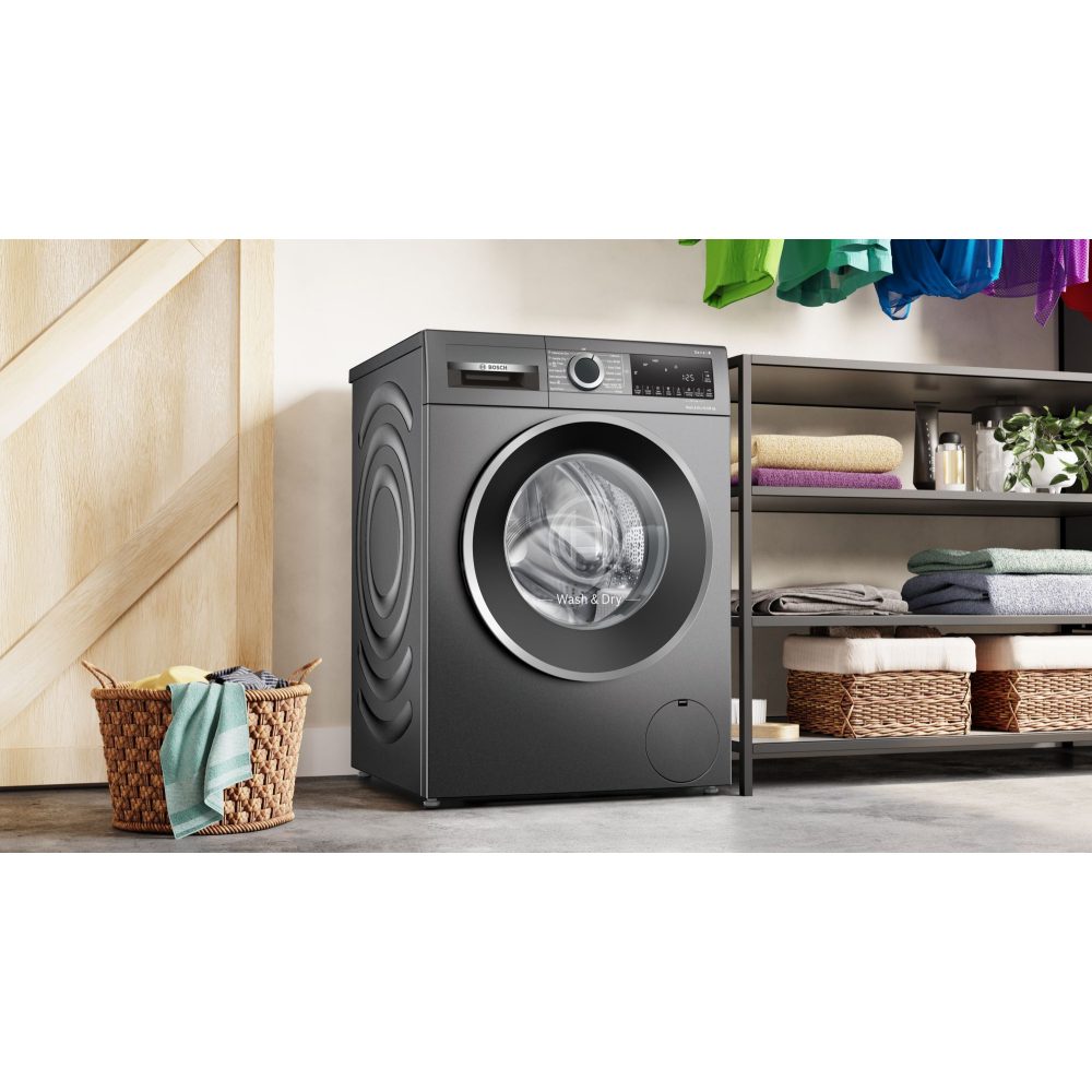 Bosch 10.5kg/6kg Series 6 Washer Dryer WNG254R1GB - Graphite Bosch 10.5kg/6kg Series 6 Washer Dryer WNG254R1GB - Graphite