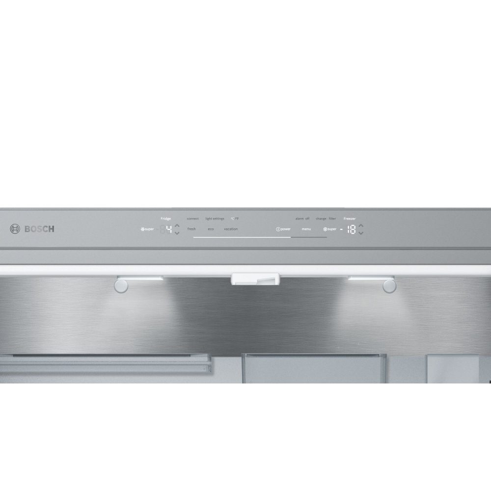 Bosch French Style Fridge Freezer With Ice & Water KFF96PIEP - Stainless Steel - Image 3