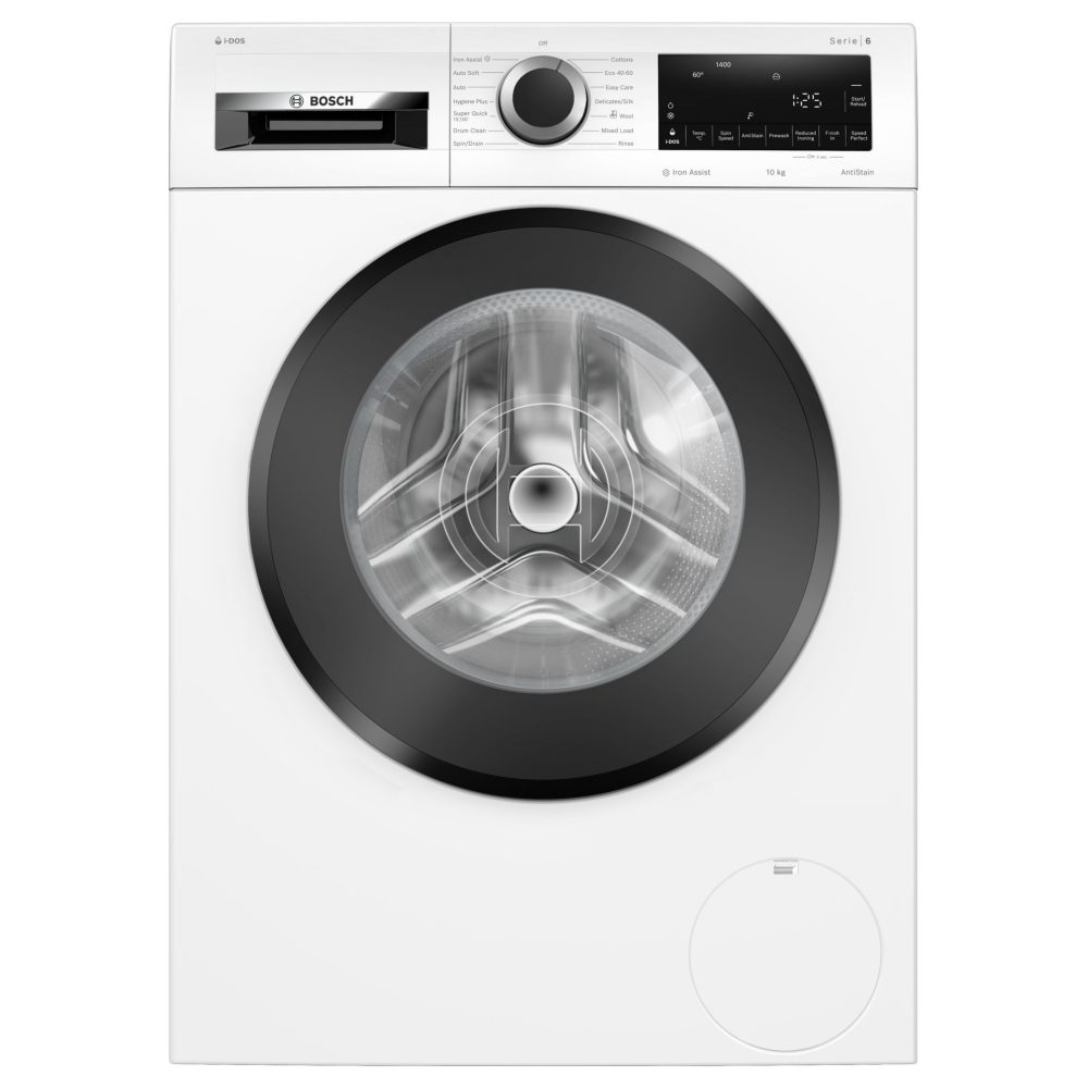 Bosch 10kg Series 6 i-Dos Washing Machine 1400rpm WGG254F0GB - White