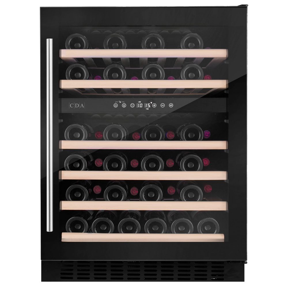 CDA  60cm Undercounter Wine Cooler CFWC604BL - Black
