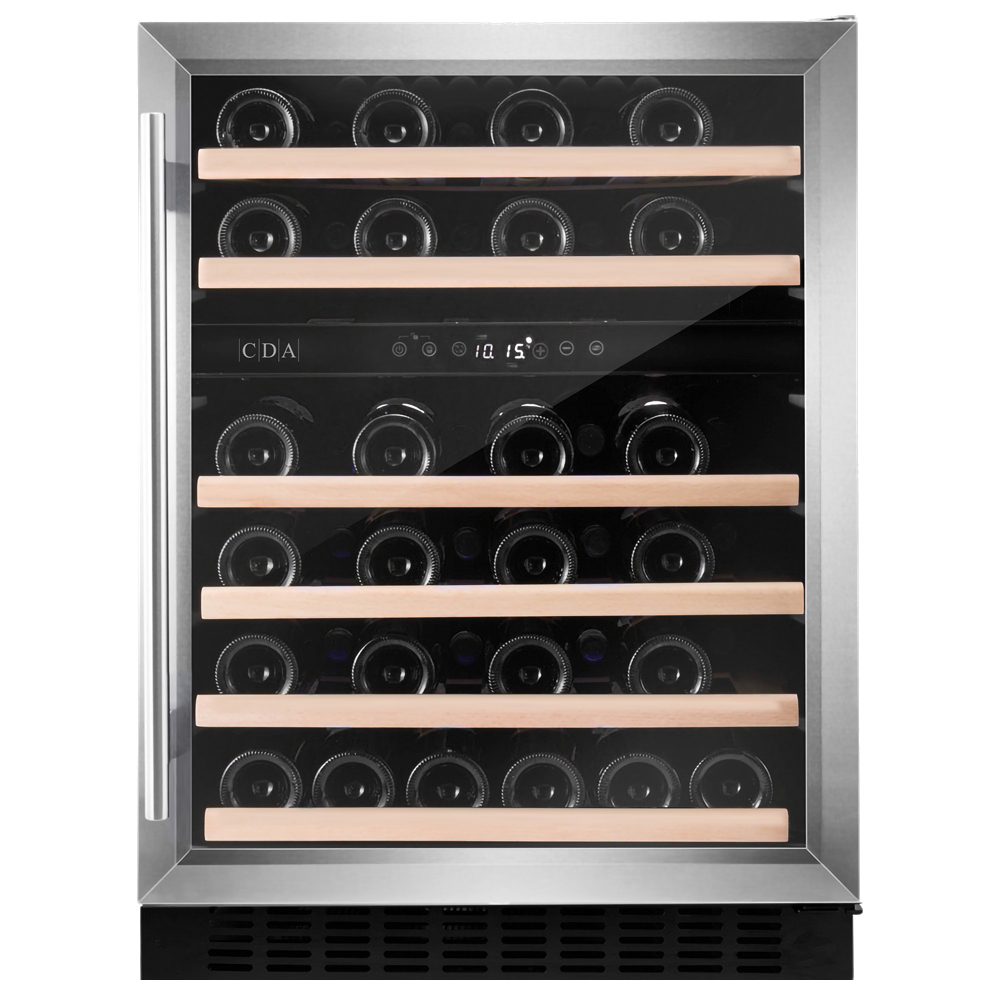 CDA  60cm Undercounter Wine Cooler CFWC604SS - Stainless Steel