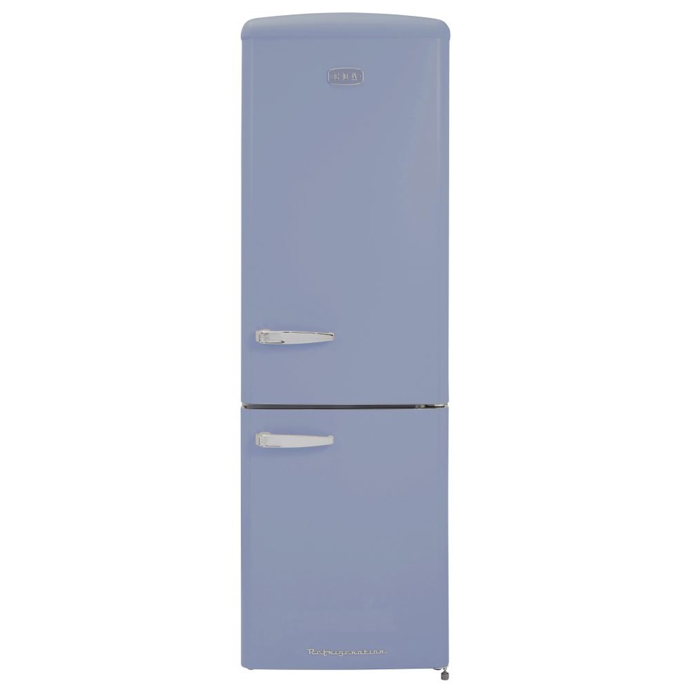 CDA  60cm Retro Frost Free Fridge Freezer FLORENCE SEA HOLLY - Blue