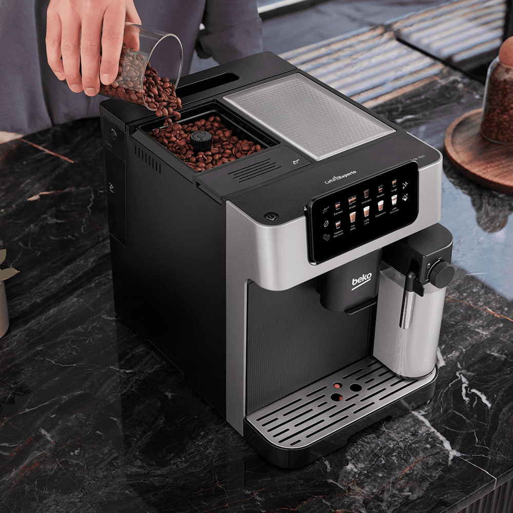 Beko Freestanding Fully Automatic Coffee Machine CEG7304X - Stainless Steel Beko Freestanding Fully Automatic Coffee Machine CEG7304X - Stainless Steel