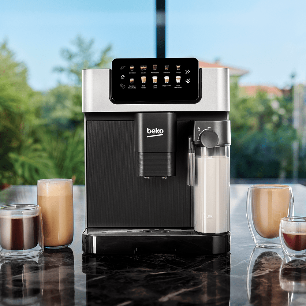 Beko Freestanding Fully Automatic Coffee Machine CEG7304X - Stainless Steel Beko Freestanding Fully Automatic Coffee Machine CEG7304X - Stainless Steel