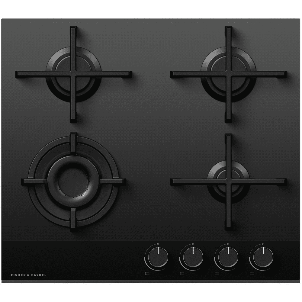 Fisher Paykel  Series 9 60cm Gas On Glass Hob CG604DNGGB4 - Black