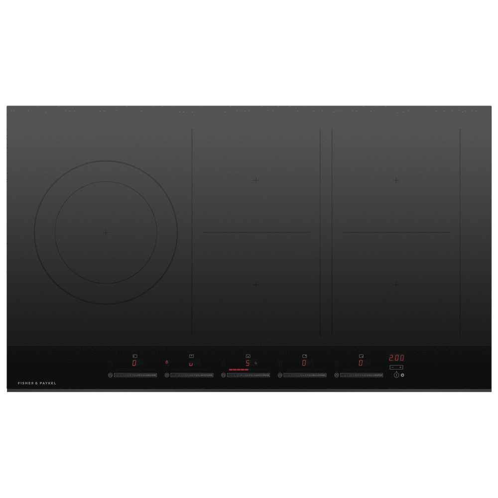 Fisher Paykel  90cm Series 9 Frameless 5 Zone Induction Hob CI905DTB4 - Black