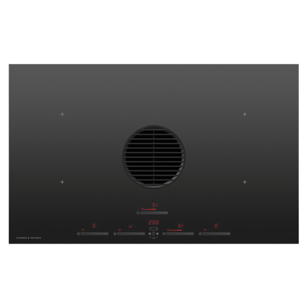 Fisher Paykel Series 9 83cm Ducted Air Venting Induction Hob CID834DTB4 - BLACK Fisher Paykel Series 9 83cm Ducted Air Venting Induction Hob CID834DTB4 - BLACK